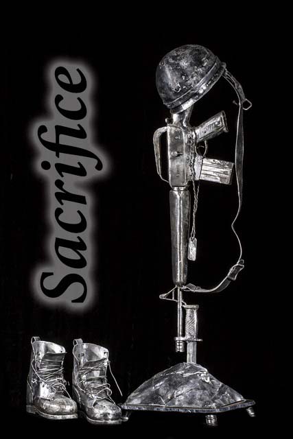 'Sacrifice' metal sculpture created by Incredible Metal 
